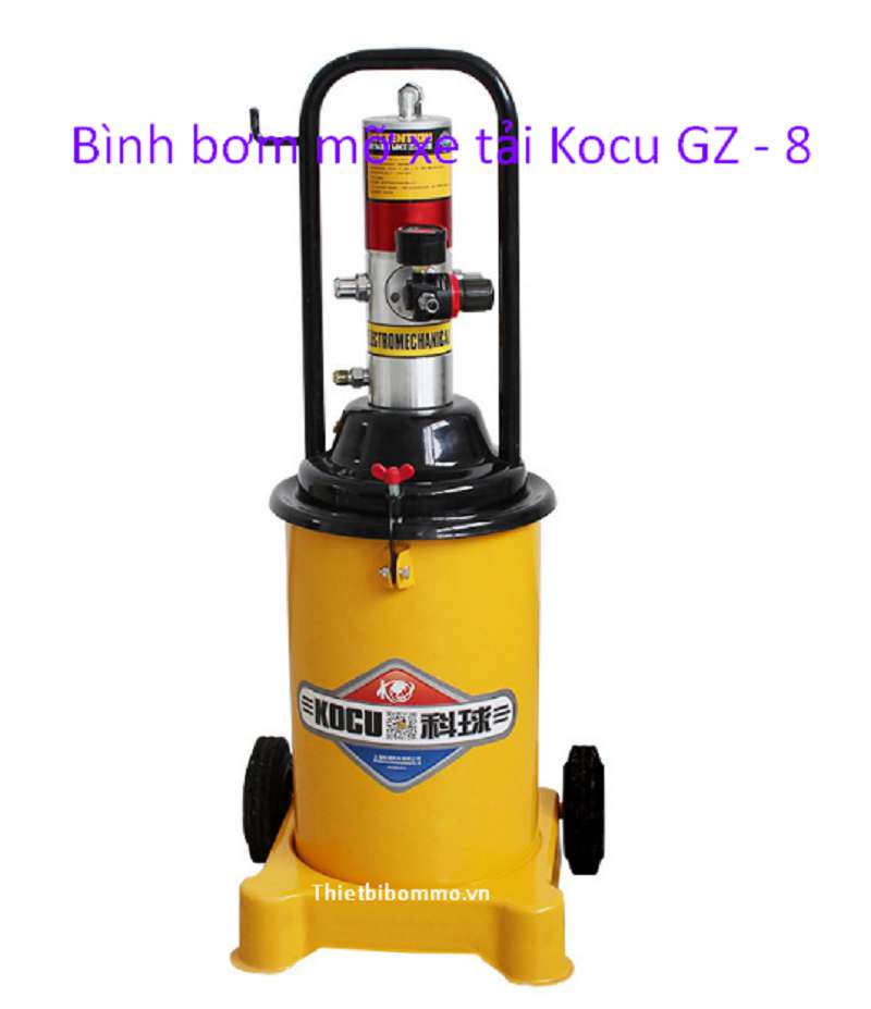 Bình Bơm Mỡ xe tải Kocu GZ-8 Trợ thủ Đắc Lực trong Bảo Dưỡng xe