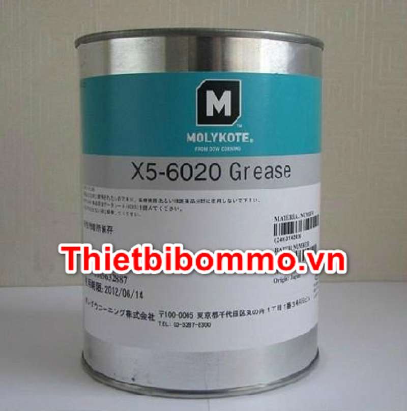Mỡ Molykote X5-6020 và tính năng chịu nhiệt độ cao tuyệt vời