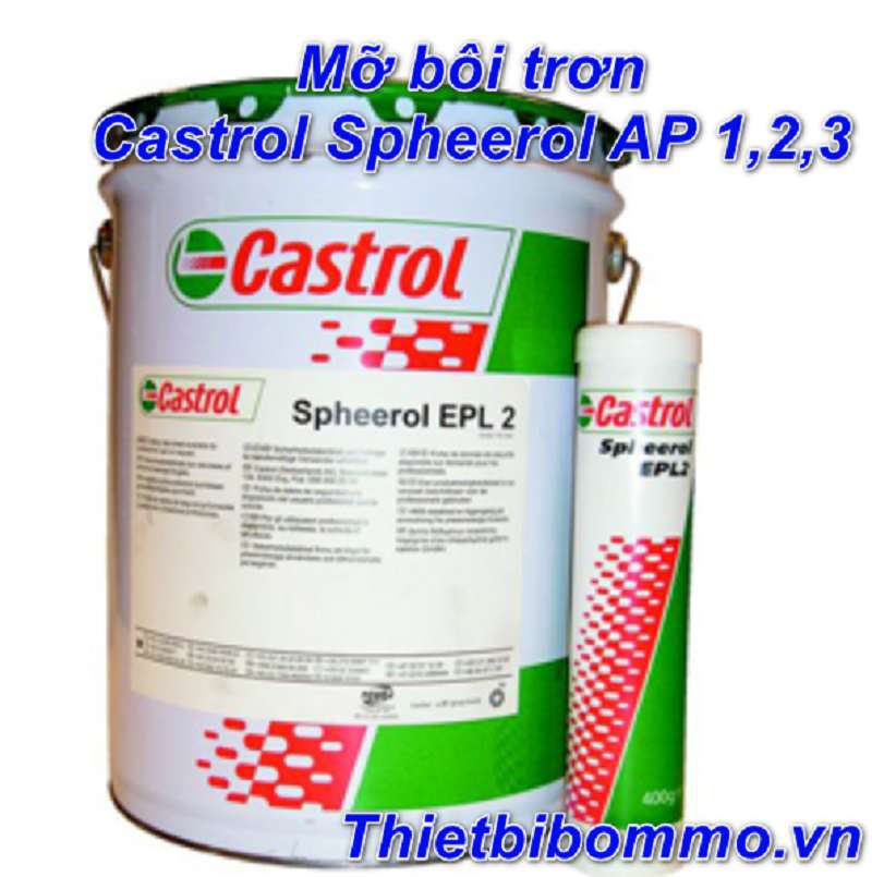 5 Ưu điểm nổi bật của mỡ bôi trơn Castrol Spheerol AP 1,2,3