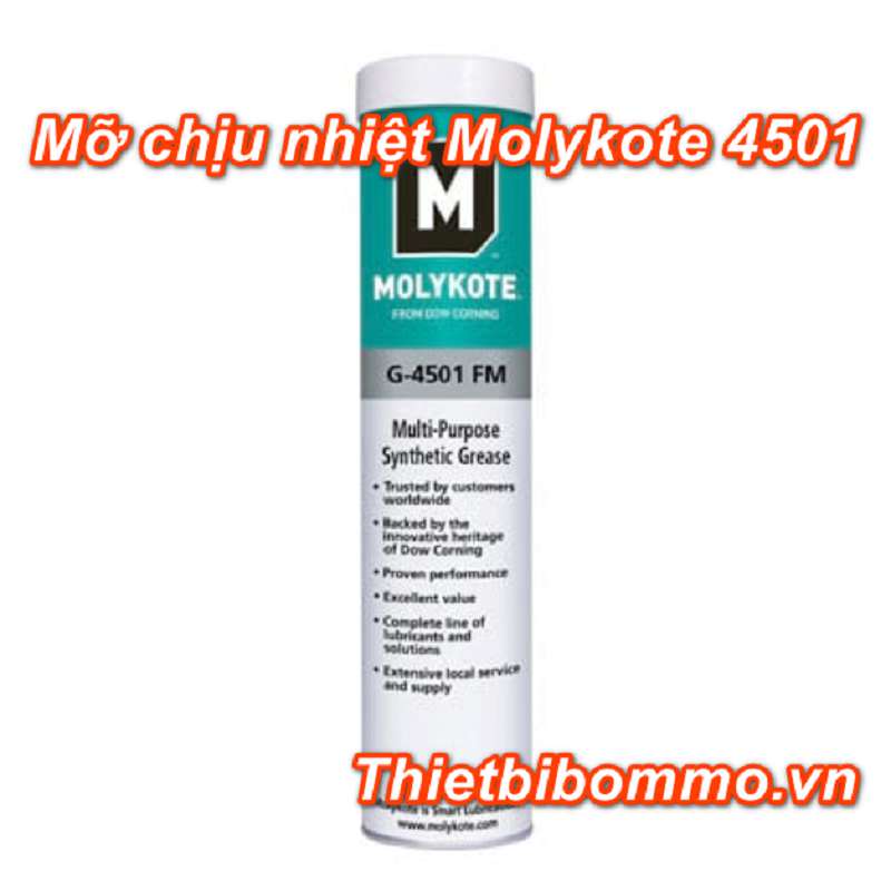 3 Tác dụng tuyệt vời của Mỡ Chịu Nhiệt Molykote G-4501