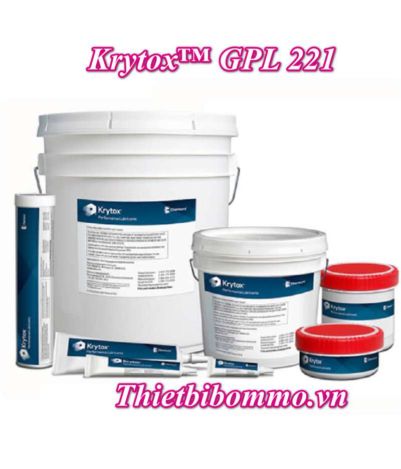 4 Dấu hiệu nhận biết Mỡ chịu nhiệt Krytox™ GPL 221 chính hãng