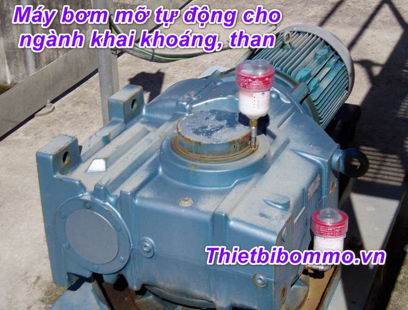 Máy bơm mỡ tự động cho ngành khai khoáng, than