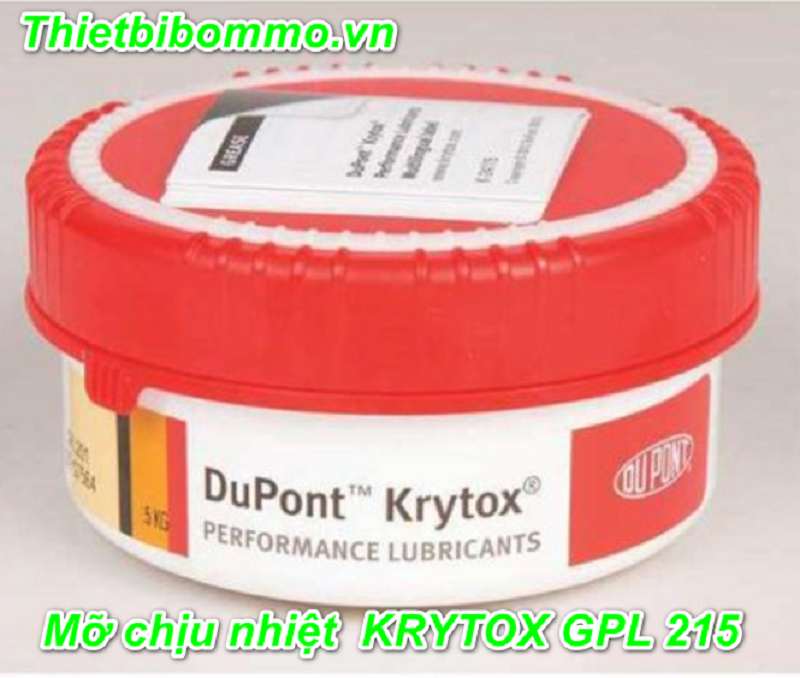 7 Ưu điểm nổi bật của mỡ chịu nhiệt  KRYTOX GPL 215