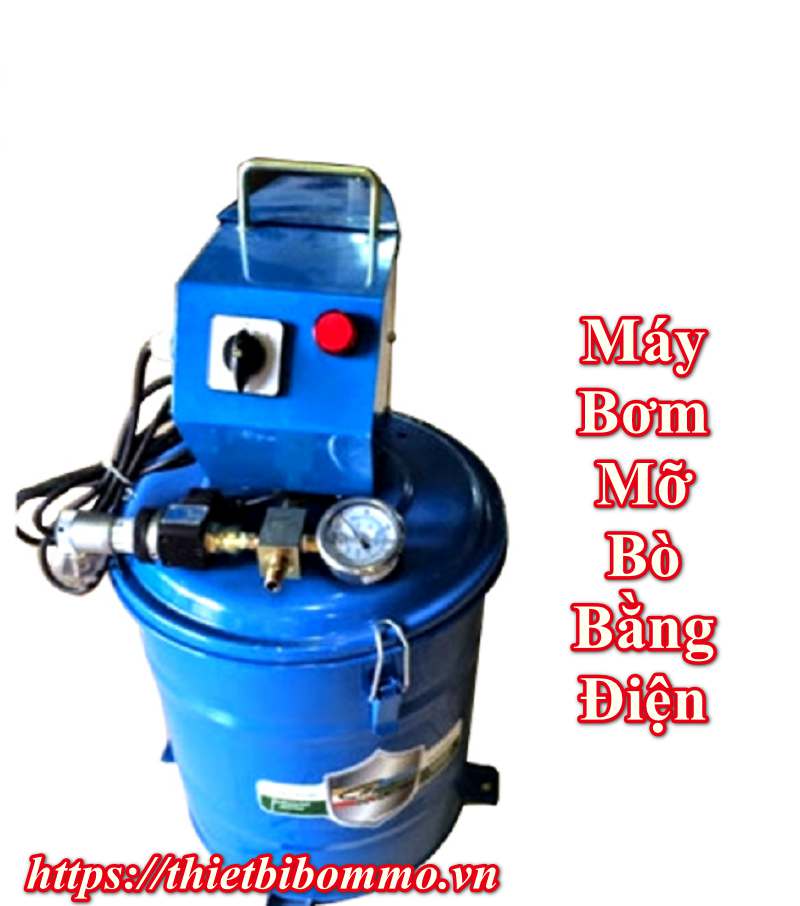 Nguyên lý, cấu tạo của máy bơm mỡ bò bằng điện