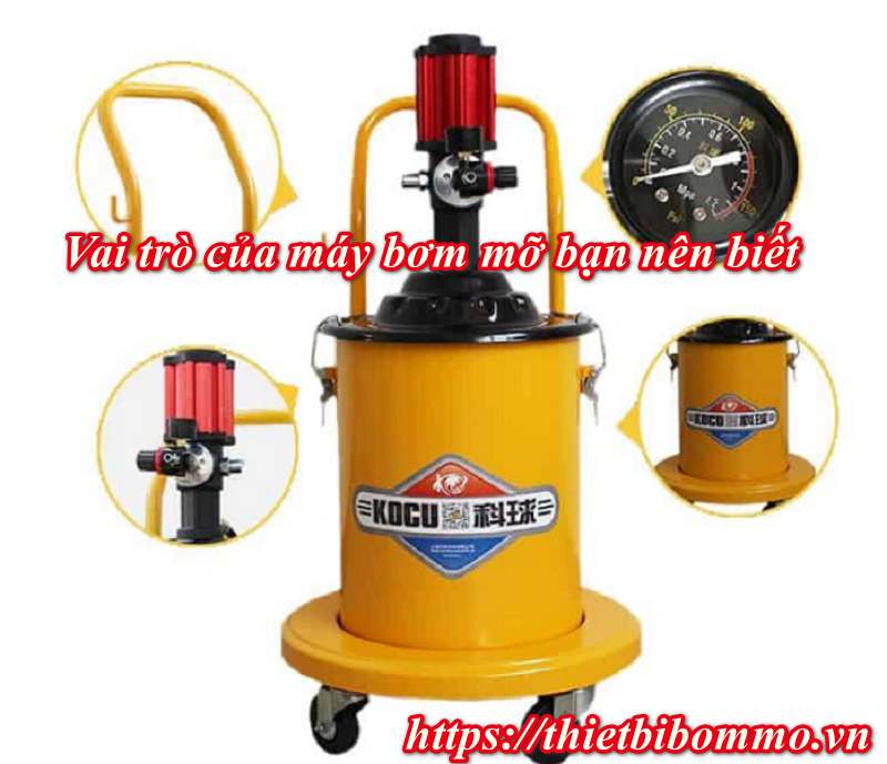 Máy bơm mỡ mua ở đâu chính hãng, uy tín giá rẻ nhất?