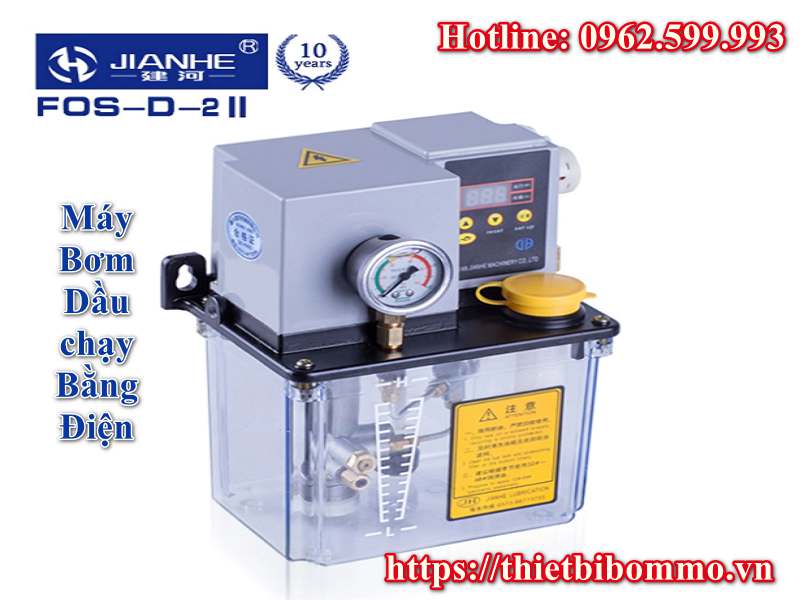 Máy bơm dầu chạy bằng điện FOS-D-2II chất lượng cao, giá rẻ tại Hà Nội