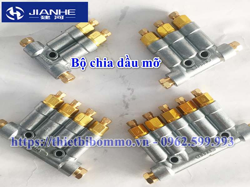 Bộ chia dầu và Đo Các Thiết Bị Cho Tập Trung Hệ Thống Bôi Trơn