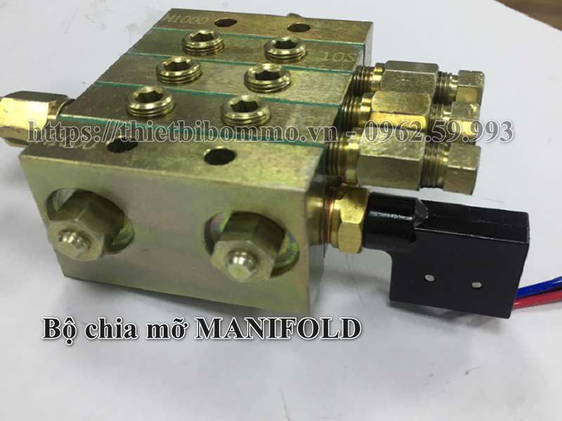 Bộ chia mỡ Manifold Nhà phân phối mỡ với MICRO SWITCH