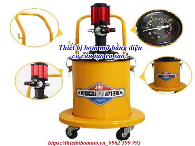 Nguyên lý hoạt động của máy bơm mỡ chạy điện có gì đặc biệt đến vậy?