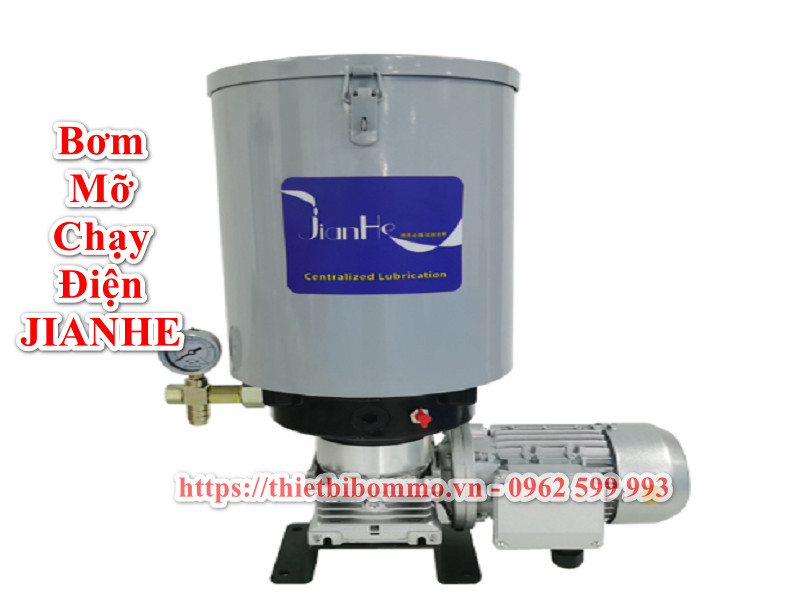 Bơm mỡ chạy điện ổn định và dễ vận hành cho hệ thống bôi trơn