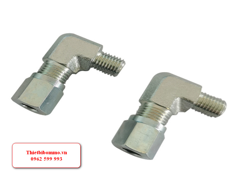 Đầu nối ống tay áo NPT1 / 8R1 / 8 thông qua đầu nối góc bên phải
